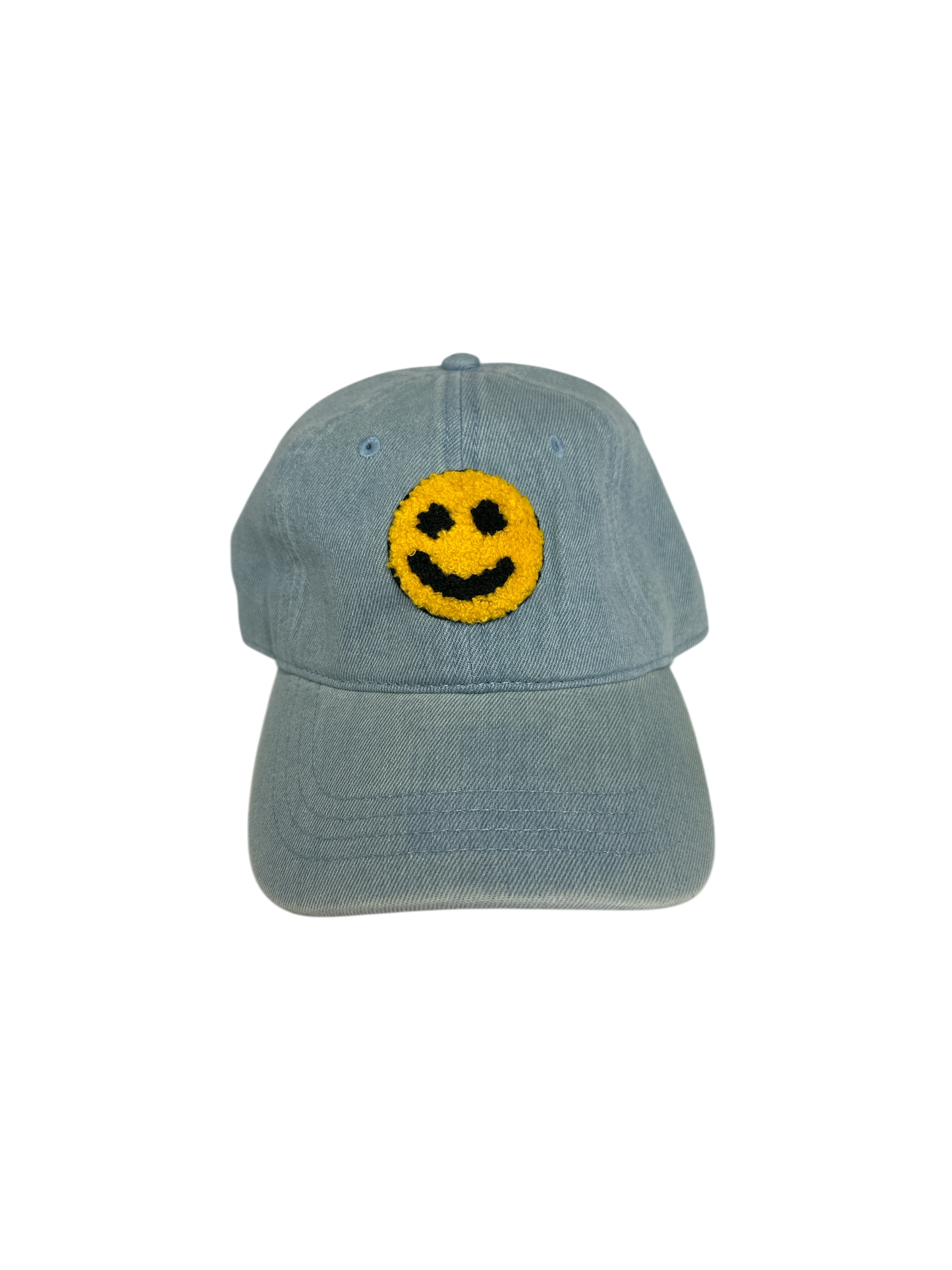 DHDT "Smiley Face" Denim Dad Hat.