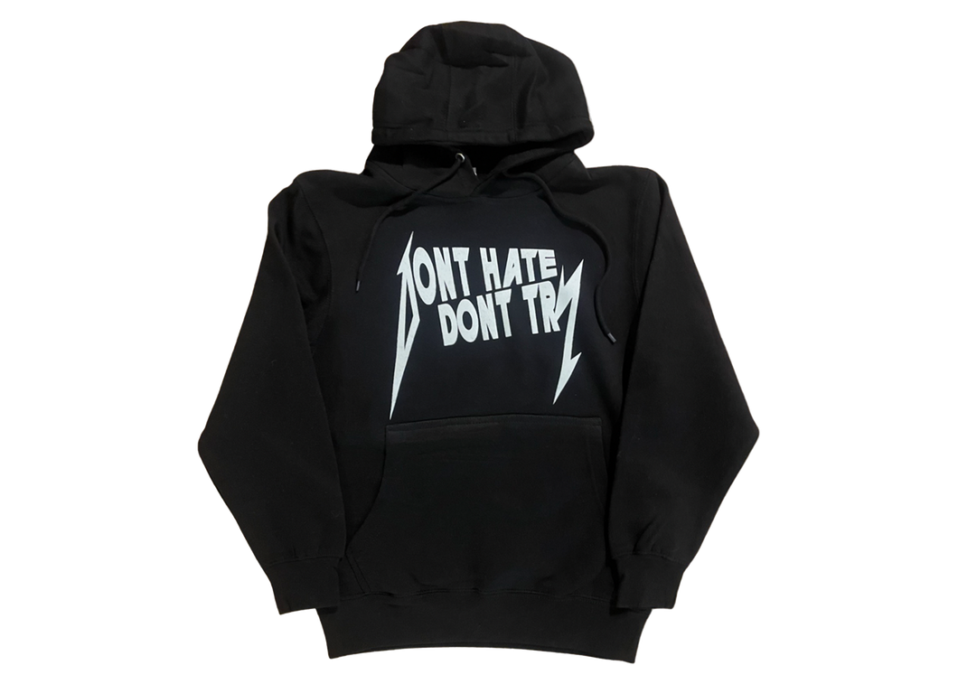 DONT HATE DONT TRY METALLICA REFLECTIVE HOODIE
