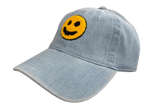 Load image into Gallery viewer, SMILEY FACE DENIM DAD HAT
